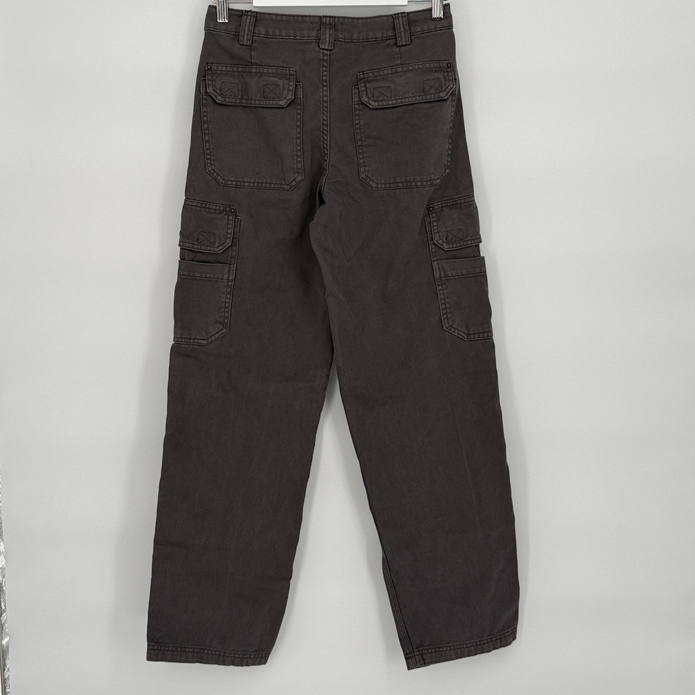 Garage Y2K Gray Cargo Pants Utility Pocket Low‎ Rise Size 01 - Picture 2 of 7